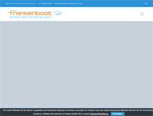 Tablet Screenshot of frankenboot-car.de